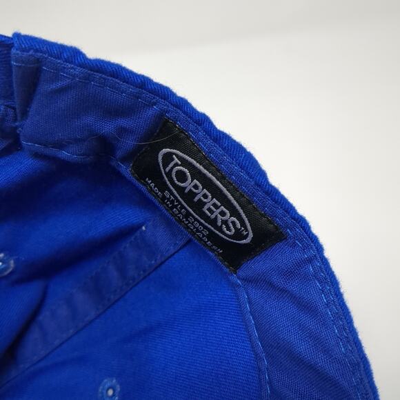Dodge Olympiad Strapback Hat Solid Blue One Size Embroidered Toppers - Picture 9 of 9